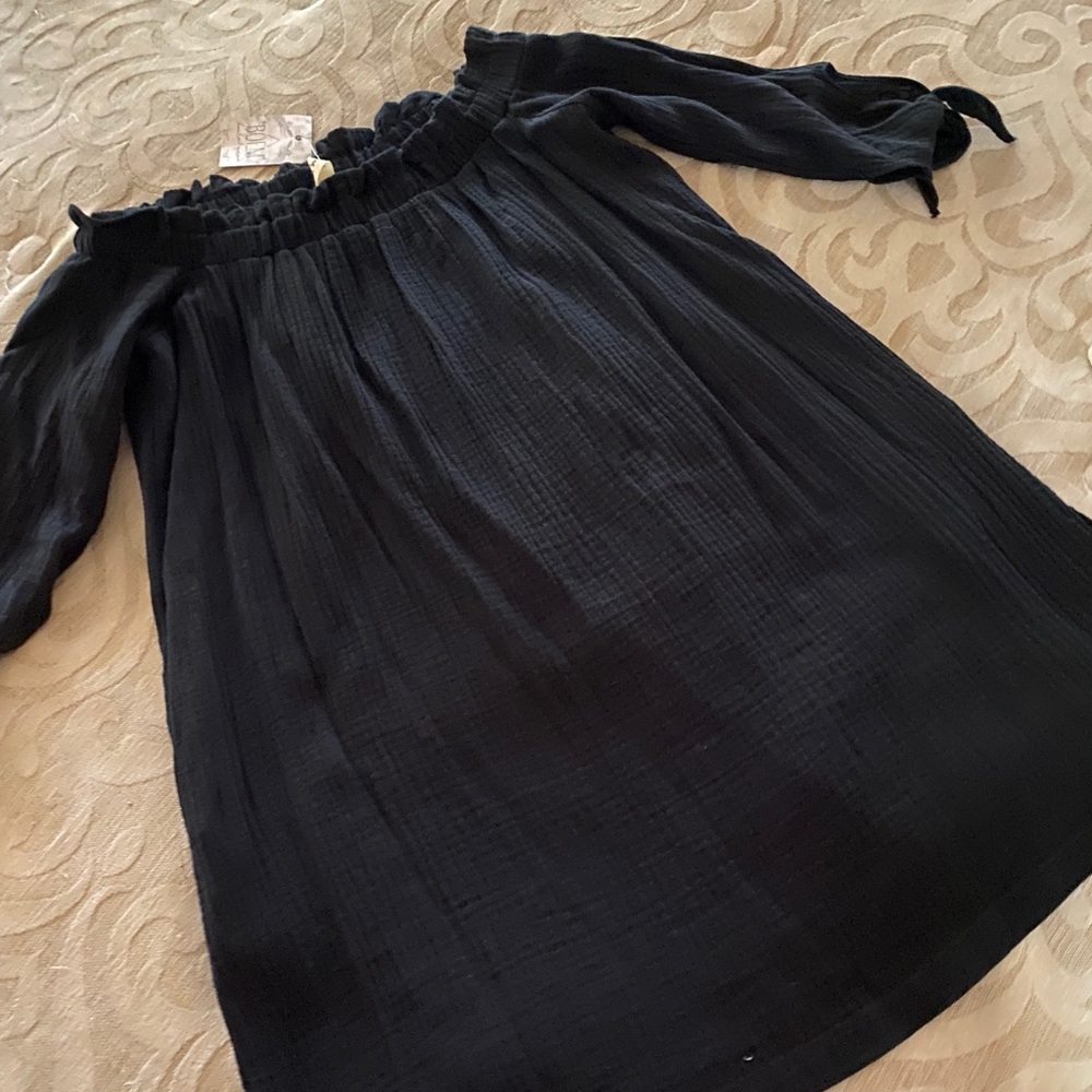 NWT Black Off the Shoulder Dress